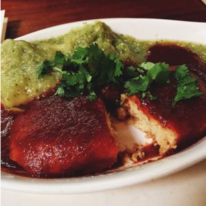 vegan tamales. the best ones I ever had!  at Follow Your Heart Market & Cafe in Canoga Park