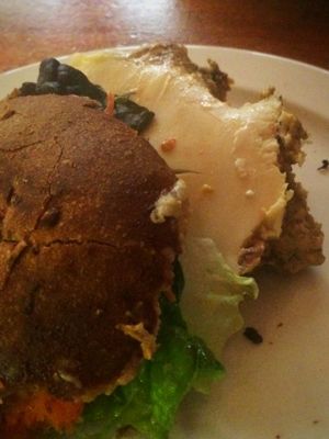 Nutburgar Supreme (so yummy) at Follow Your Heart Market & Cafe in Canoga Park