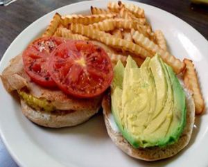 Lorenzo's tofu eggwich at Follow Your Heart Market & Cafe in Canoga Park