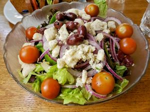 Salad at Follow Your Heart Market & Cafe in Canoga Park