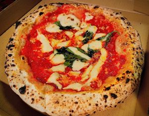 Neapolitan Margherita pizza by FYH Chef Proof’s Place✨Delicious   at Follow Your Heart Market & Cafe in Canoga Park