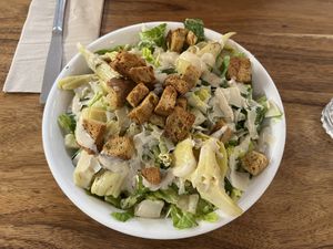 Caesar salad  at Follow Your Heart Market & Cafe in Canoga Park
