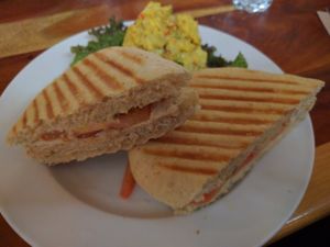 panini at Follow Your Heart Market & Cafe in Canoga Park