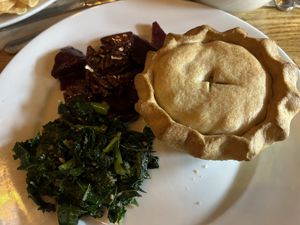 Comfort Pot Pie  at Follow Your Heart Market & Cafe in Canoga Park