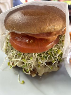 Sink your teeth into the Nut Burger!   at Follow Your Heart Market & Cafe in Canoga Park