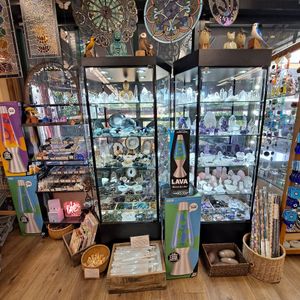 ...and crystals too! OMG! 💖 at Follow Your Heart Market & Cafe in Canoga Park