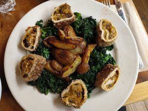 tonight's special (Dec 9, 2017) at Follow Your Heart Market & Cafe in Canoga Park