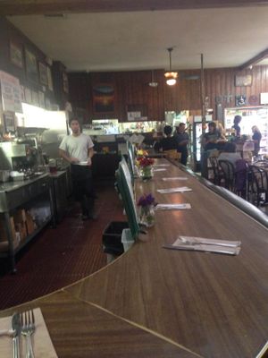 I this this might be the original bar, This place has been around for quite a while. They are well-known for inventing Vegenaise. at Follow Your Heart Market & Cafe in Canoga Park