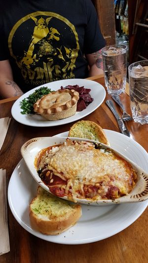 Vegan lasagne 💚 at Follow Your Heart Market & Cafe in Canoga Park