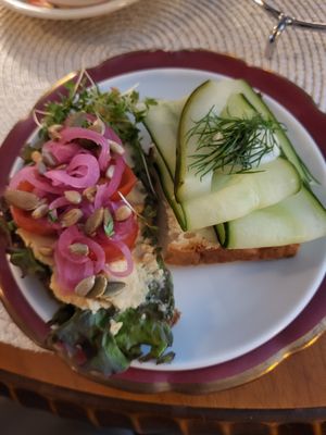 2 sandwiches at Alice & Kattens Tesalong in Lund