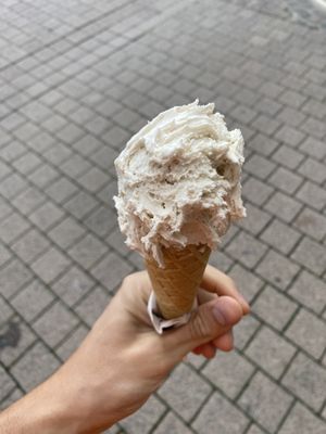 Coconut milk as base and coffee at Bargello in Luxembourg City