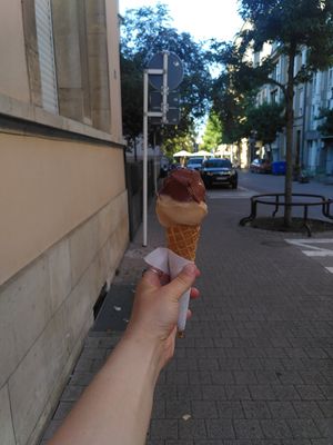 Chocolate & hazelnut at Bargello in Luxembourg City