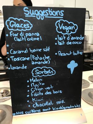 Menu  at Bargello in Luxembourg City