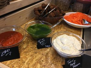 Daily salad buffet 3 at Wicked Rabbit in Copenhagen