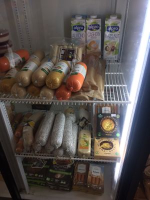 Veg Salami and cheese options  at Vegasad in Simferopol