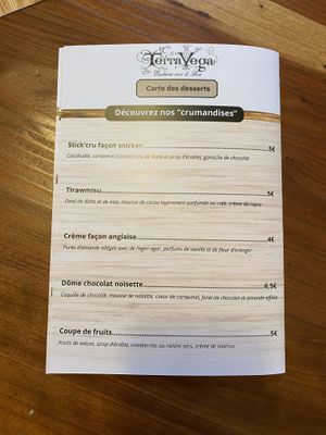 Desserts #Veganuary at Terra Vega in Nantes