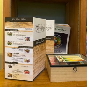 Menu for catering  #Veganuary at Terra Vega in Nantes