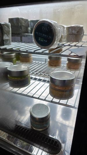 Some vegan products for sale at Terra Vega in Nantes
