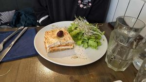 Lasagnes crues at Terra Vega in Nantes