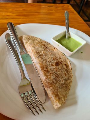 Quesadilla at Pura vida in Tuxtla Gutierrez