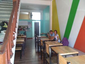 The first costumers at Pura vida in Tuxtla Gutierrez