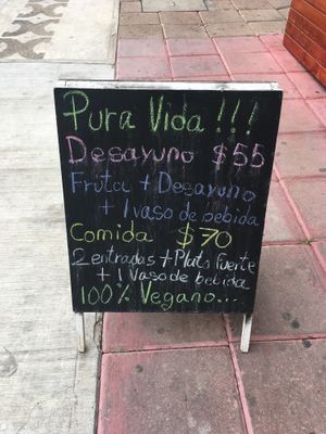 Comida corrida at Pura vida in Tuxtla Gutierrez