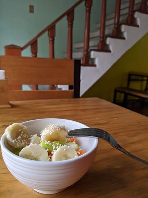 Frutas de desayuno at Pura vida in Tuxtla Gutierrez