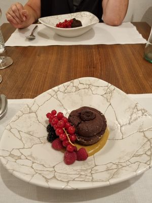 Vegan desert at Orto in Gubbio