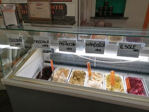 Vegan and gluten free at Gelateria Gianni in Bologna