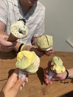   at Gelateria Gianni in Bologna