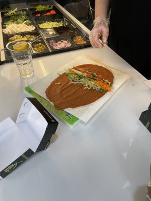 Fresh food   at Veganland in Moers