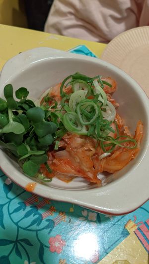 ヴィーガンキムチ at OKO Okonomiyaki in Osaka