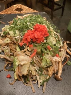 Yakisoba was good   at OKO Okonomiyaki in Osaka