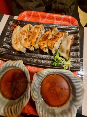 Gyoza - must order at OKO Okonomiyaki in Osaka
