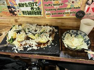   at OKO Okonomiyaki in Osaka