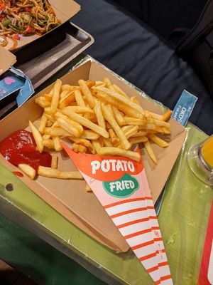 Fries at OKO Okonomiyaki in Osaka