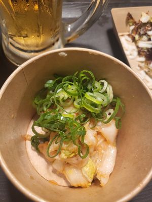 Vegan Kimchi at OKO Okonomiyaki in Osaka