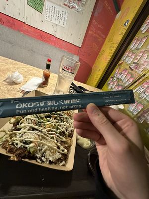   at OKO Okonomiyaki in Osaka