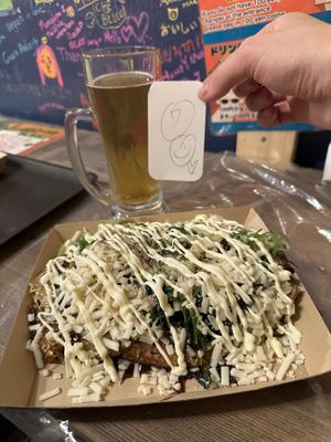   at OKO Okonomiyaki in Osaka