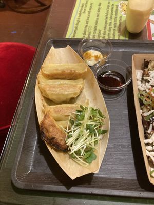 Curry gyoza  at OKO Okonomiyaki in Osaka