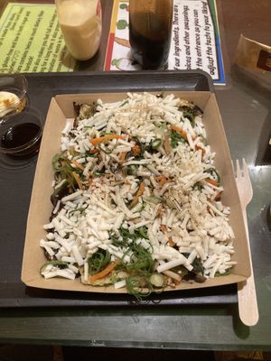 Okonomiyaki  at OKO Okonomiyaki in Osaka