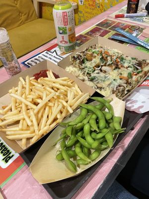   at OKO Okonomiyaki in Osaka