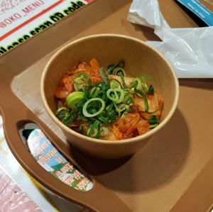 Kimchi at OKO Okonomiyaki in Osaka