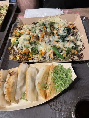   at OKO Okonomiyaki in Osaka