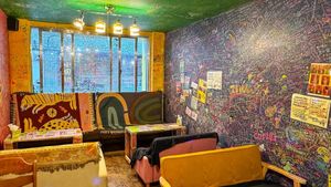 First floor at OKO Okonomiyaki in Osaka