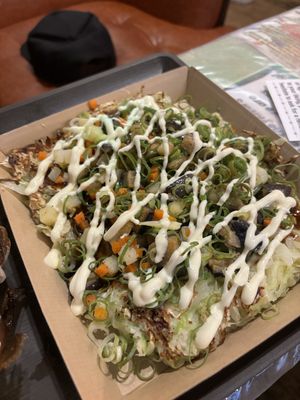   at OKO Okonomiyaki in Osaka