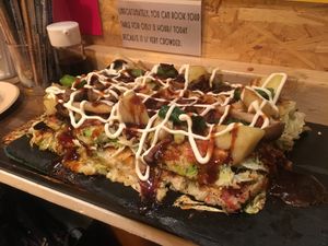 Best meal ever  at OKO Okonomiyaki in Osaka