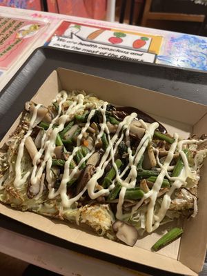   at OKO Okonomiyaki in Osaka