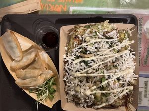   at OKO Okonomiyaki in Osaka