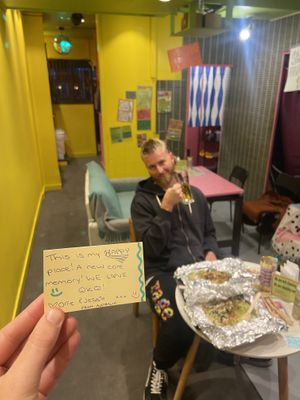   at OKO Okonomiyaki in Osaka